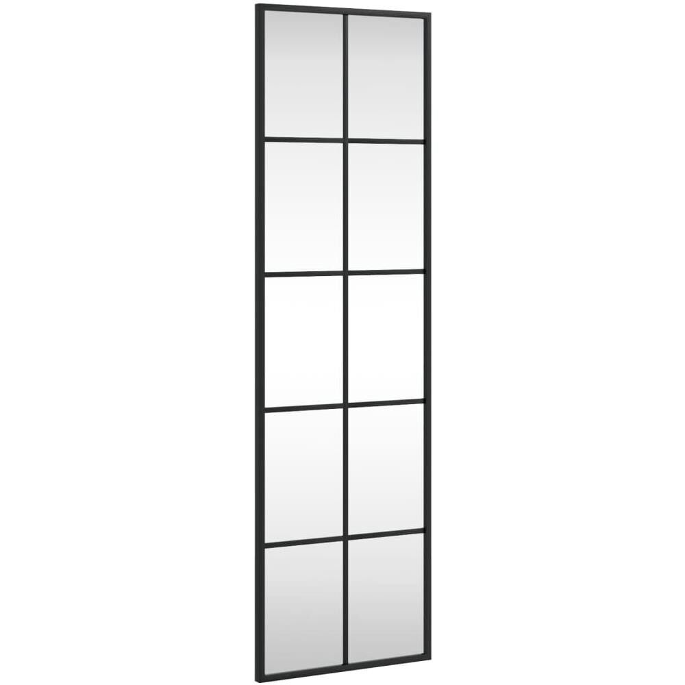 Specchio Da Parete Nero 30x100 Cm Rettangolare In Ferro - Foto 2