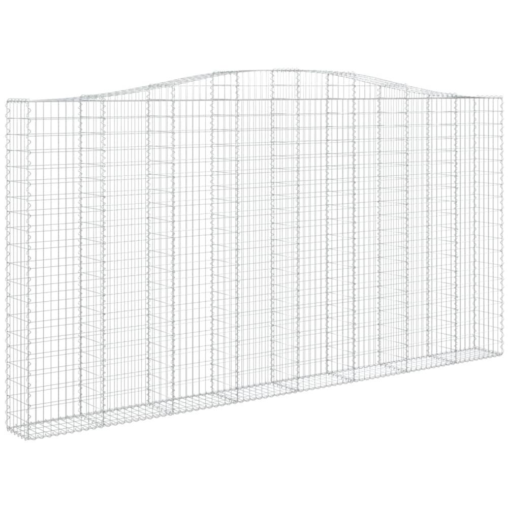 Cesto Gabbione Ad Arco 400x30x200/220 Cm Ferro Zincato - Foto 2