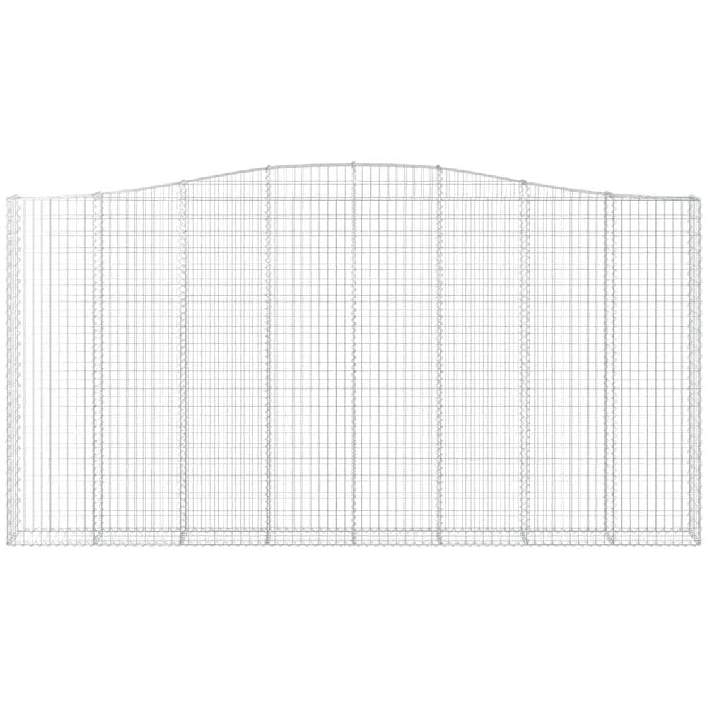 Cesto Gabbione Ad Arco 400x30x200/220 Cm Ferro Zincato - Foto 3