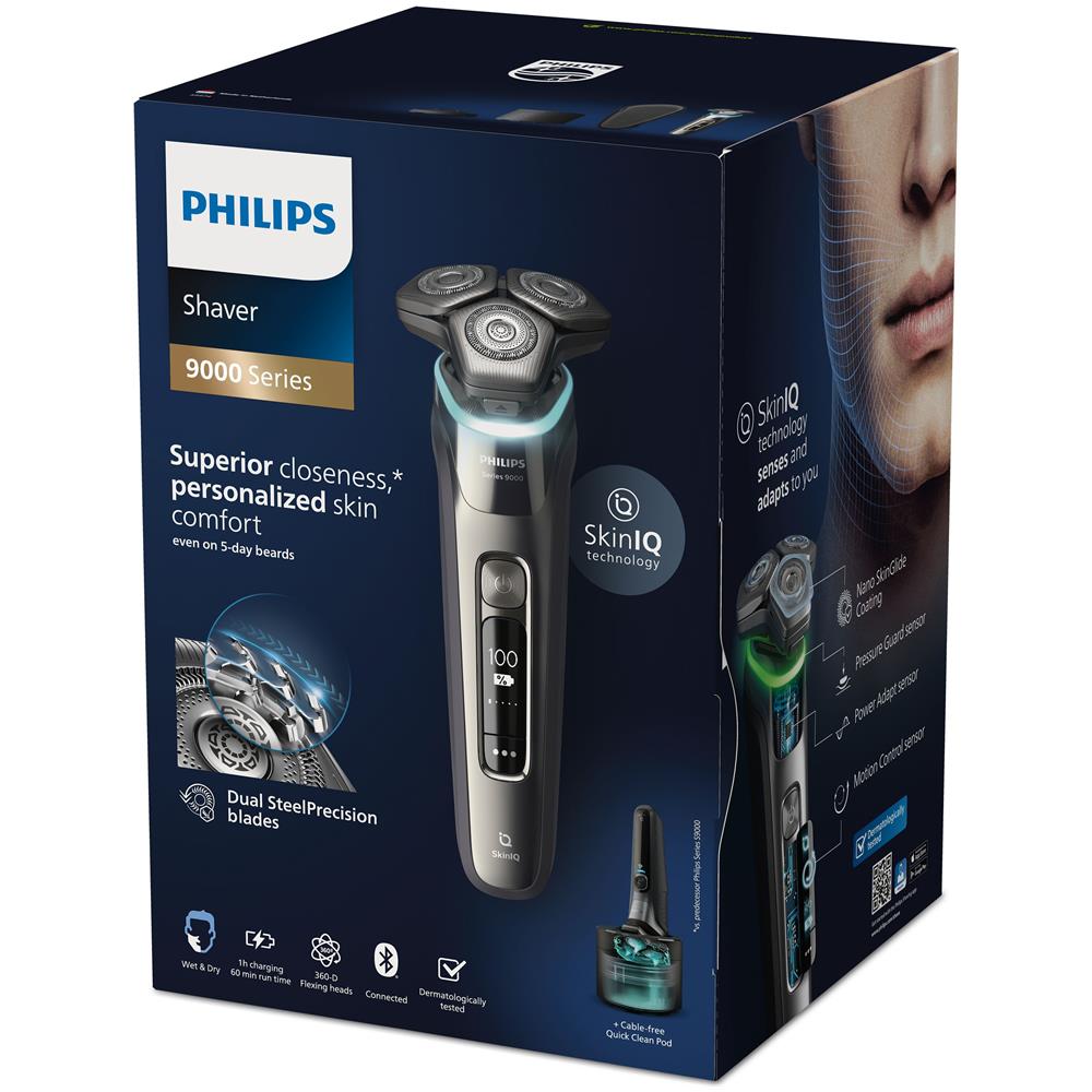 SHAVER Series 9000 S9974/55 Rasoio elettrico Wet & Dry con SkinIQ - Foto 2