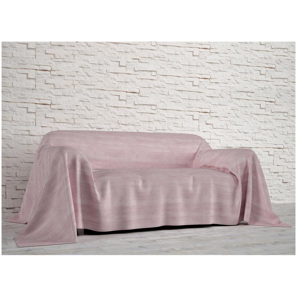 Telo Arredo In Cotone Fantasia Bon Bon Matrimoniale Beige - Foto 5