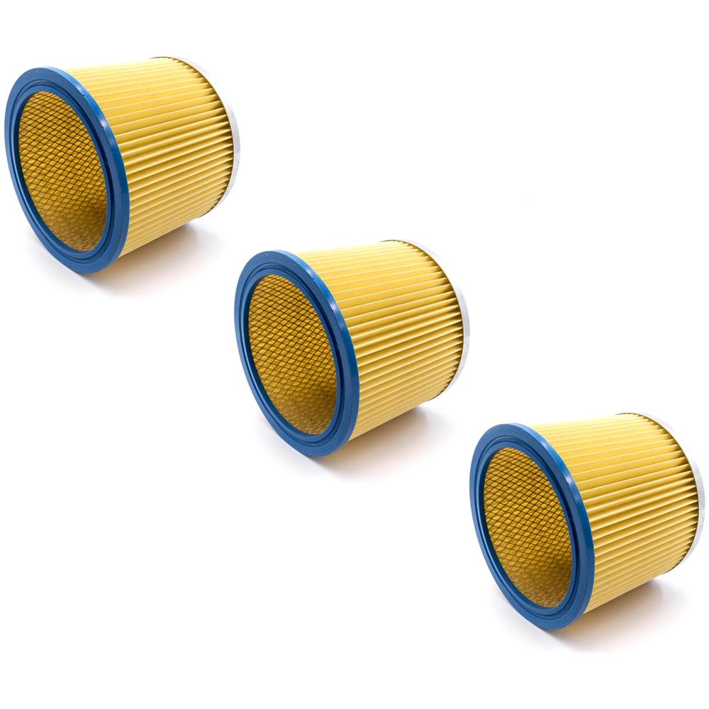 Vhbw 2x Textilfilter Für Einhell Staubsauger - Kompatibel Mit Duo 1250, 1300 A, 1300 Nass/Trockensauger