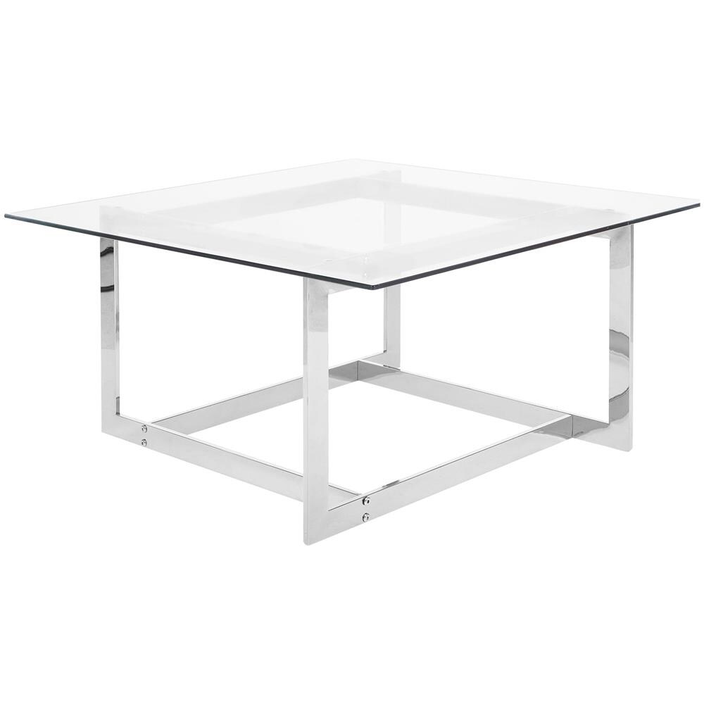 Tavolino In Vetro Color Argento Crystal - Foto 1