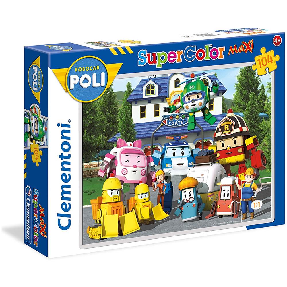 CLM23713 Puzzle da 104 pezzi Maxi - Robocar Poli - Foto 1