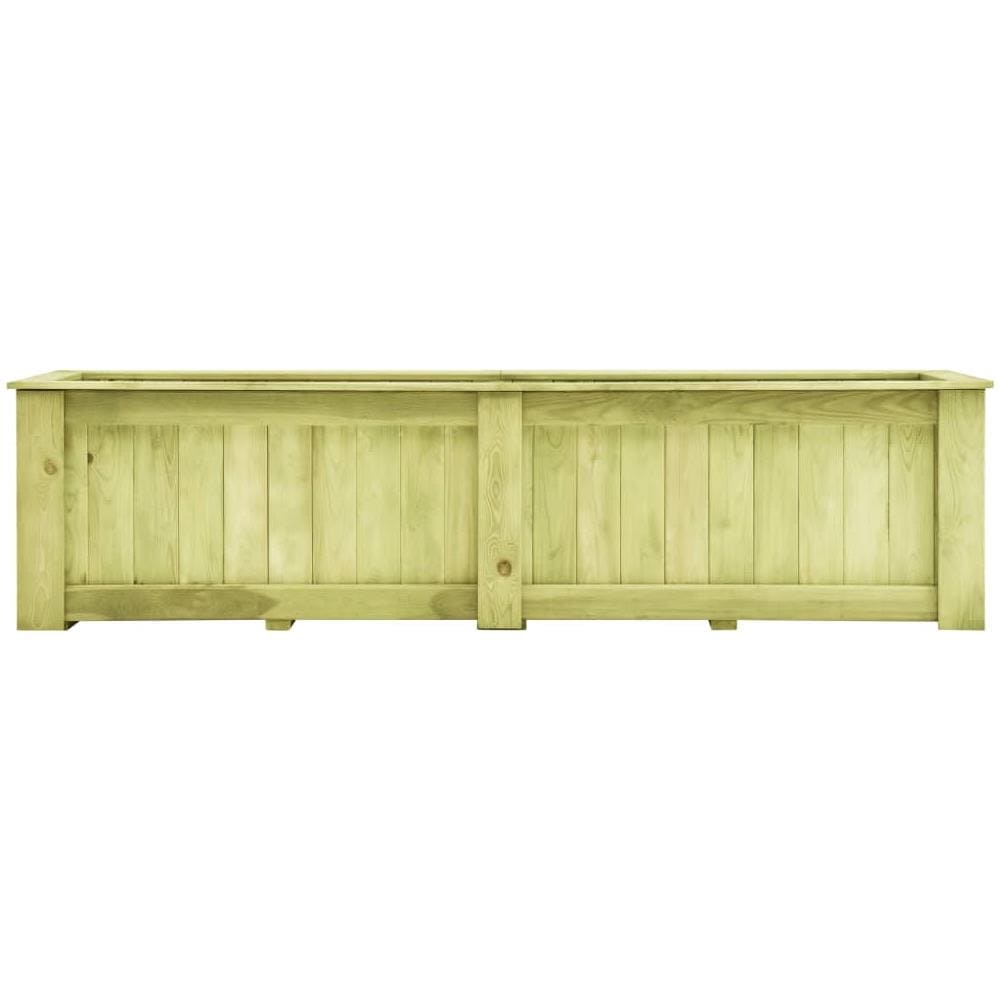 Fioriera Rialzata 196x50x50 cm in Legno di Pino Impregnato - Foto 2