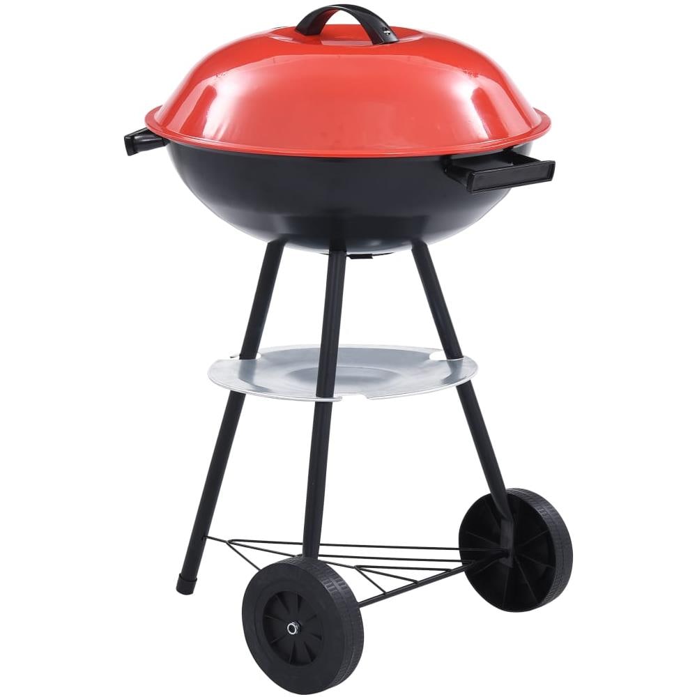 Barbecue a Carbone Kettle Portatile XXL con Ruote 44 cm - Foto 1