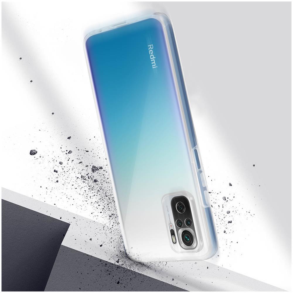Cover Xiaomi Redmi Note 10 / 10s, Retro Rigido E Fronte Flessibile, Trasparente - Foto 5