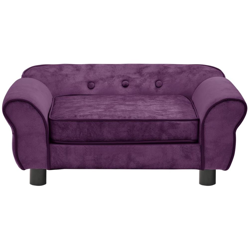 Divano per Cani Borgogna 72x45x30 cm in Peluche - Foto 2