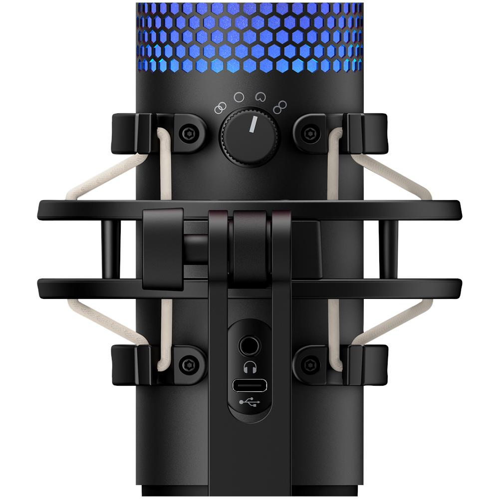 HyperX QuadCast S Microfono per PC USB con Illuminazione RGB Colore Nero - Foto 5