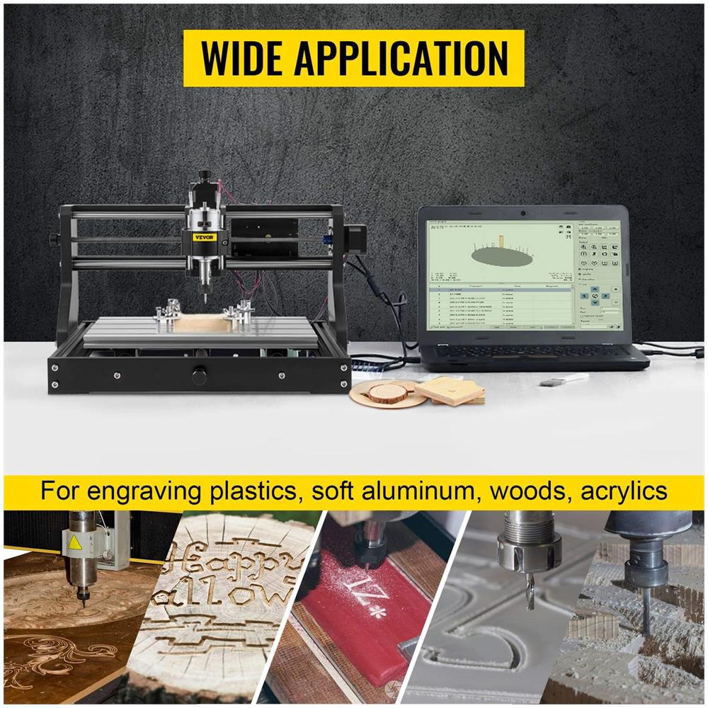 Incisore Laser Cnc, 3 Assi, Fresa Per Legno - Foto 2