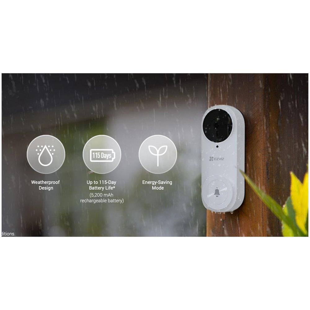 Campanello Wireless Wifi Ezviz Db2 3mp Cs-db2-a0-2c3wpb - Foto 2