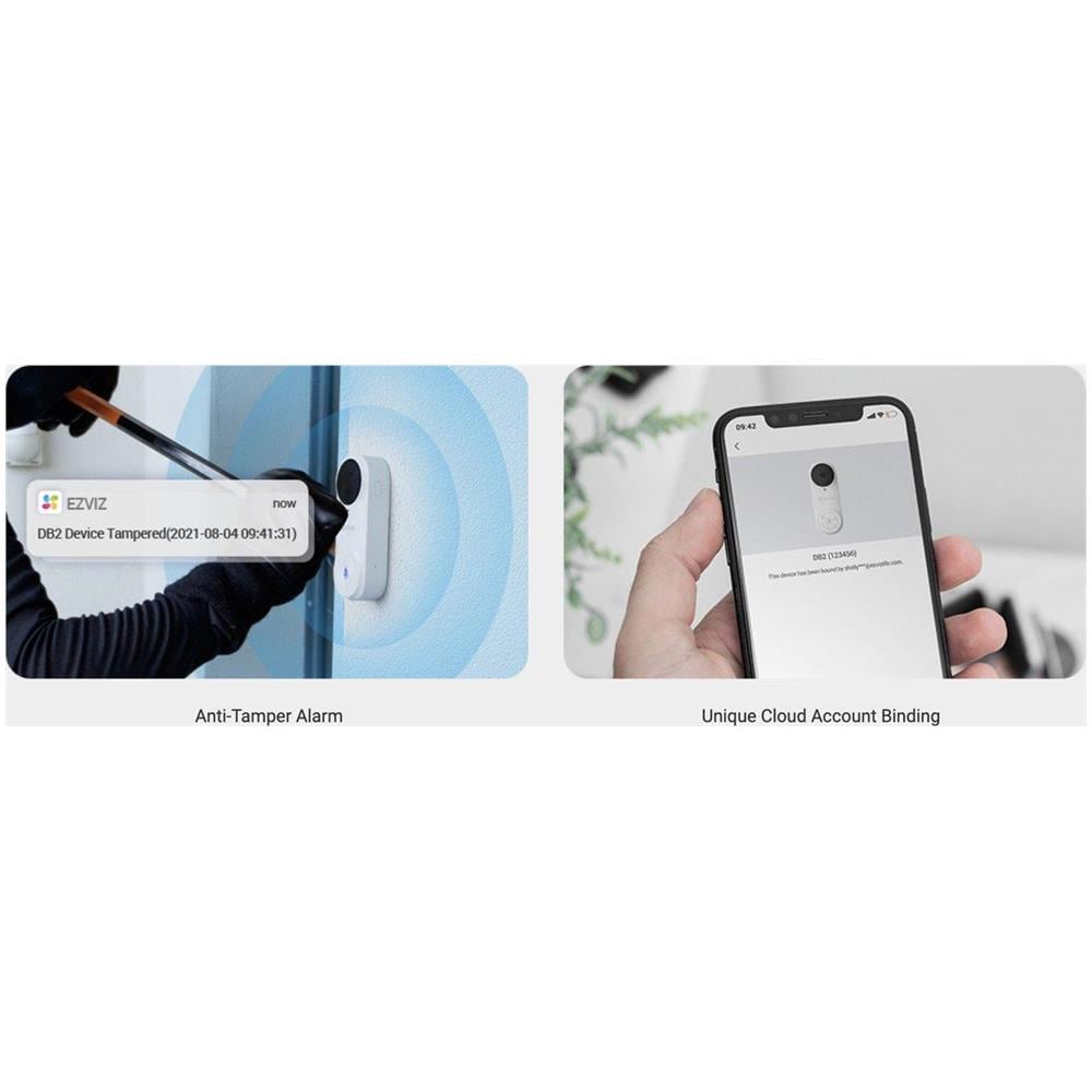 Campanello Wireless Wifi Ezviz Db2 3mp Cs-db2-a0-2c3wpb - Foto 6