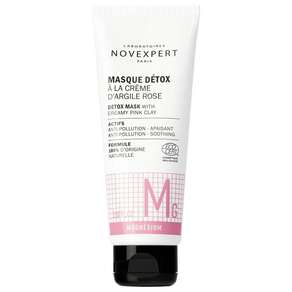 Maschera Detox Alla Crema Di Argilla Rosa 75ml Magnesio - Foto 1