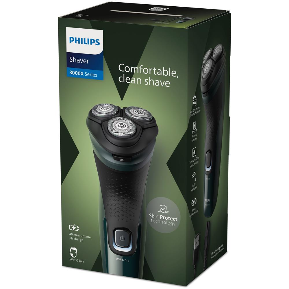 Shaver 3000X Series X3002/00 Rasoio elettrico Wet & Dry - Foto 2