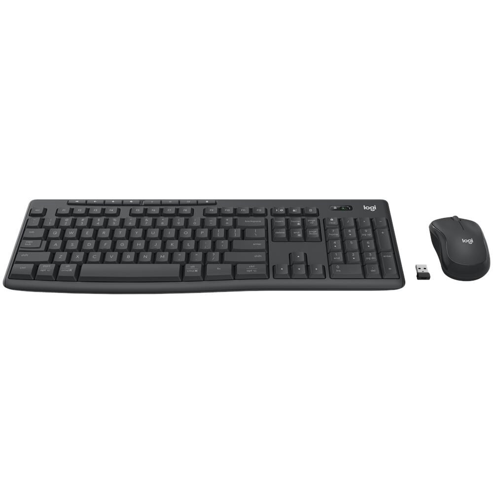 Tastiera e Mouse Wireless 920-012072  (Layout QWERTY) Colore Grafite - Foto 2