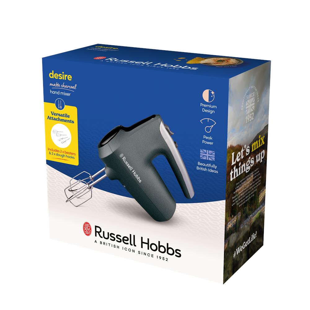 Sbattitore manuale 27151-56 con 1210 Giri /min 5 Livelli di Velocità Potenza 350 W Colore Antracite / Argento - Foto 5