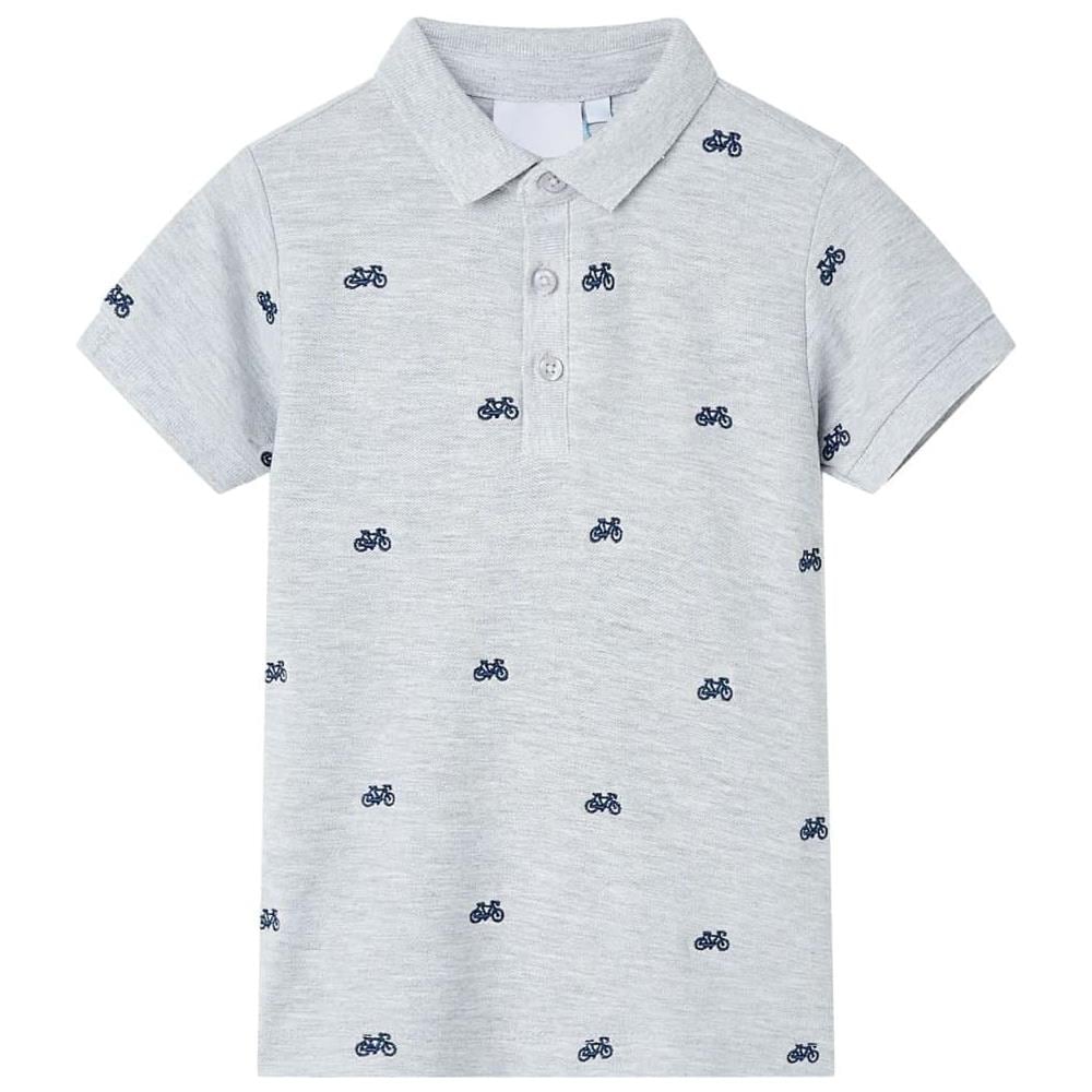 Polo per Bambini Grigio Mélange 116 - Foto 1