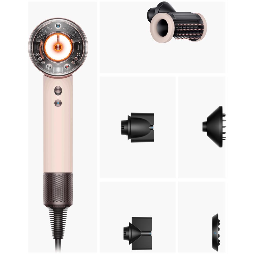 Asciugacapelli Supersonic Nural Potenza 1600 W Temperatura 28 - 100 °C Colore Rosa /Rose Gold - Foto 5