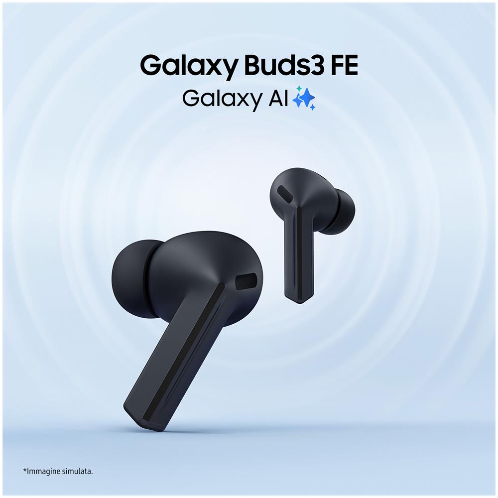 Galaxy Buds3 FE, Auricolari Wireless, Audio 360, Gemini AI, Black - Foto 2