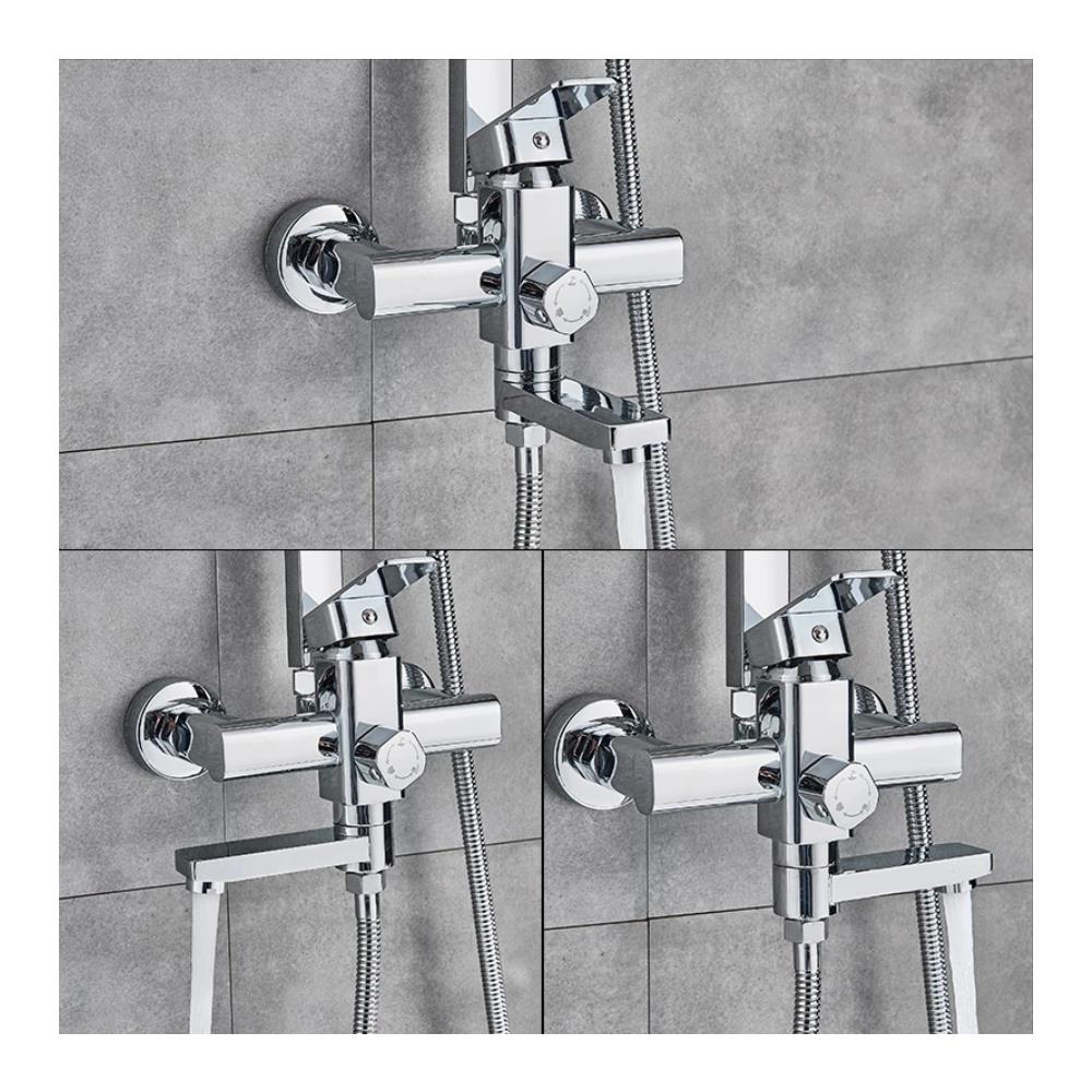 Miscelatore doccia, Blackswan, tipo M73.5, modello cromato lucido, misura 25 cm - Foto 2