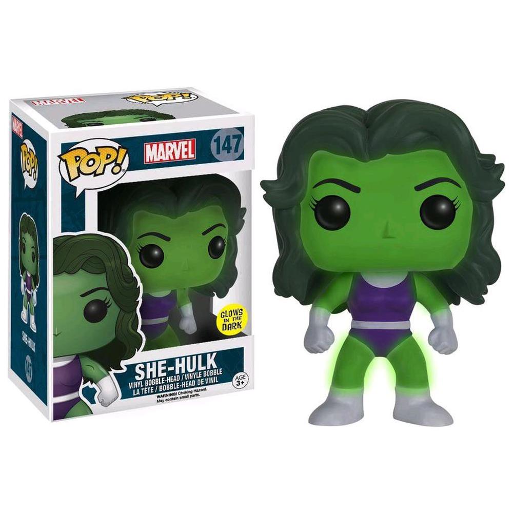 Marvel Comics Pop! Marvel Vinyl Figure She-hulk Gitd 9 Cm - Foto 2