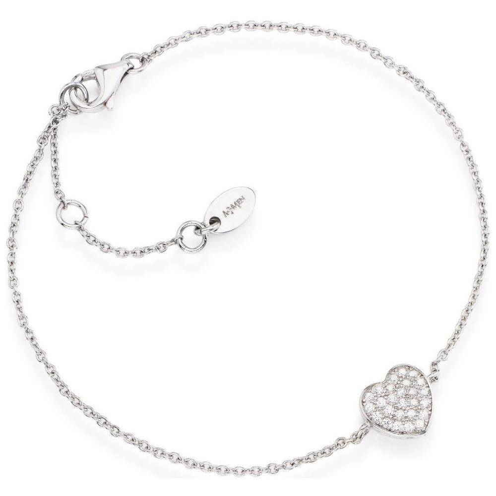 Bracciale In Argento 925 - Collezione Amore - Colore Rodio - Misura Unica - Foto 1