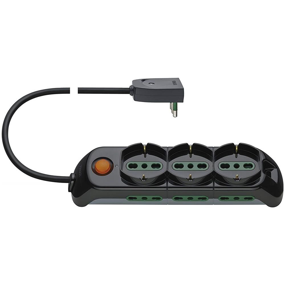 Fp00531. c Tre Prese Universale, 6p17/11 E Spb17, Interruttore, Nero - Foto 1