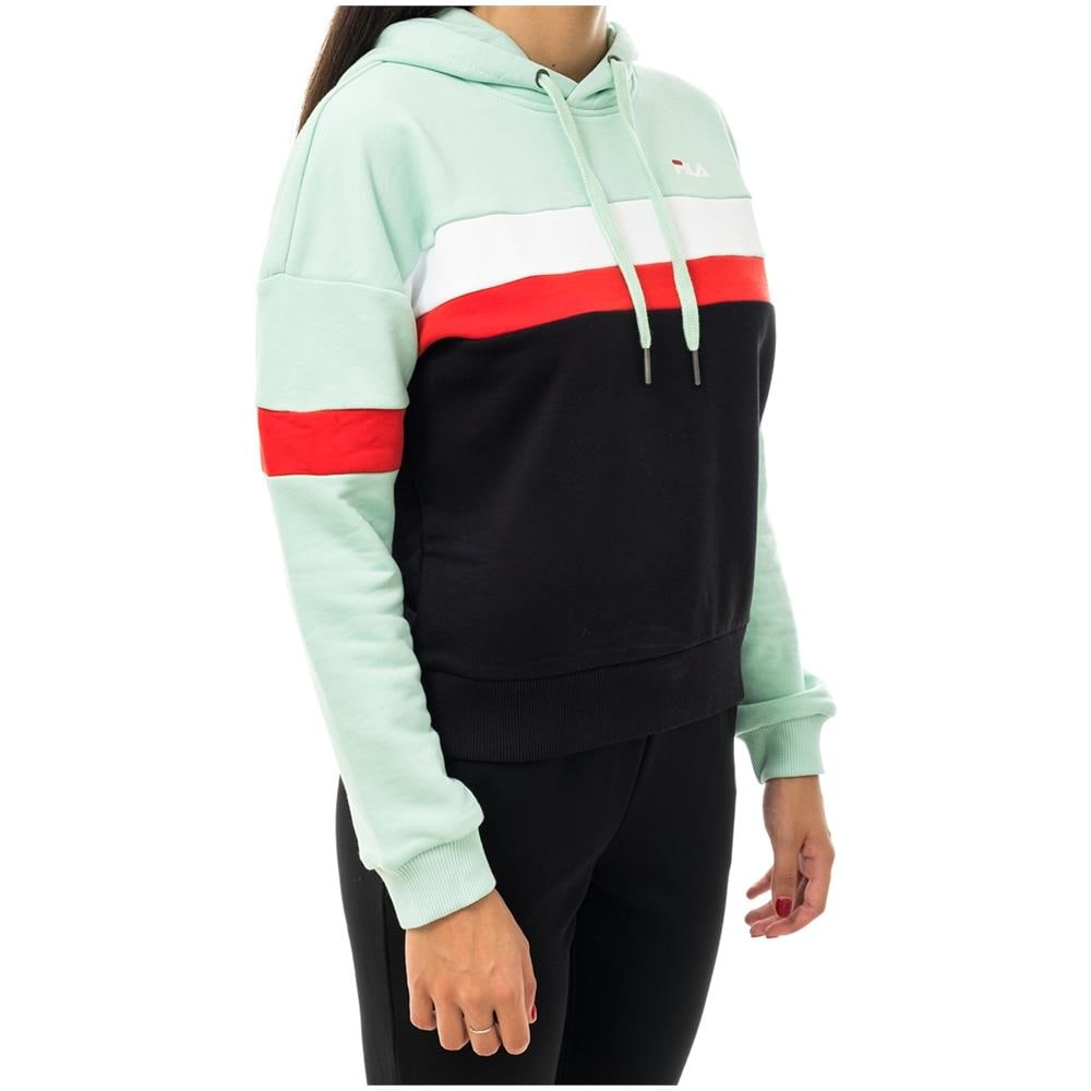 Maglia Felpa Maglie Donna Fila 687079 Ella A211 Cotone Original Ai New Taglia M Colore Verde - Foto 2