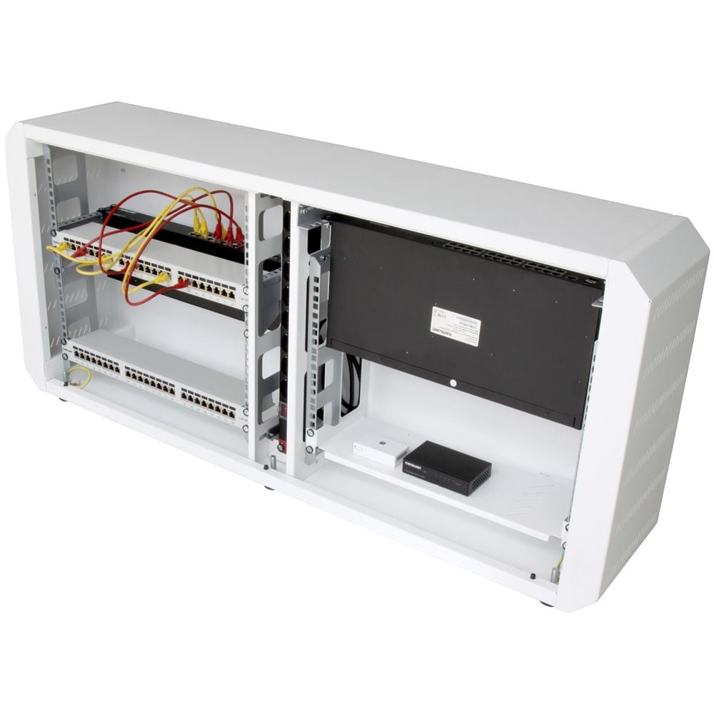 Armadio Rack 19'' Ghost Con Porta Cieca Bianco - Foto 6