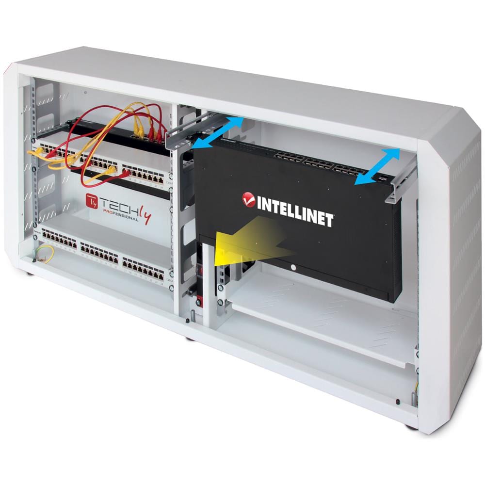 Armadio Rack 19'' Ghost Con Porta Cieca Bianco - Foto 1