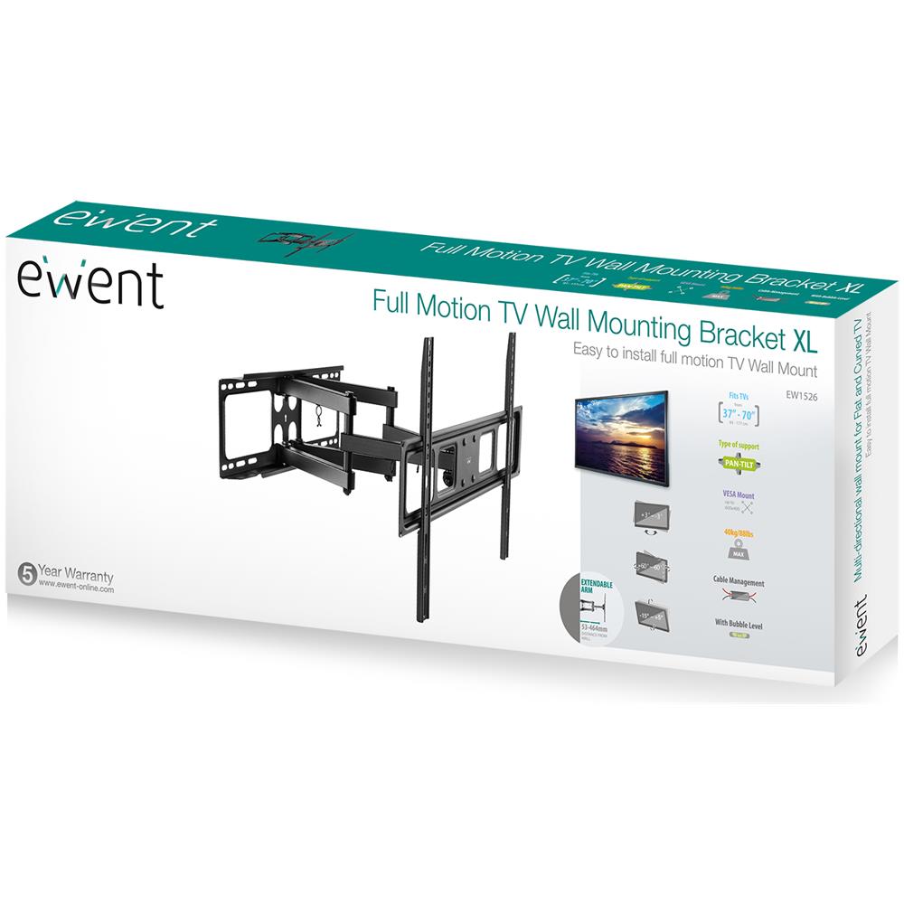 Staffa Montaggio Per Tv A Muro Con Supporto Multidirezionale 37""-70"" Ew1526 - Foto 11
