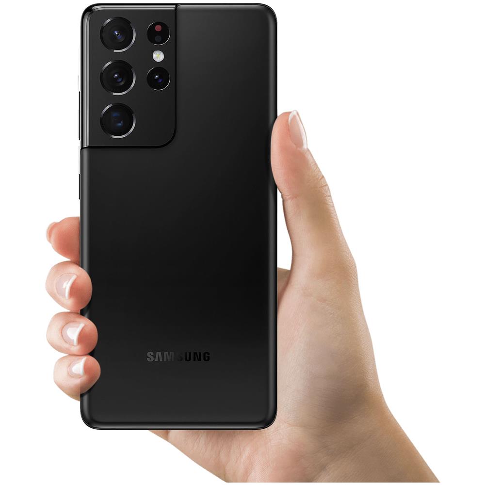 Copribatteria / Facciata Posteriore Nero Galaxy S21 Ultra Originale - Foto 2