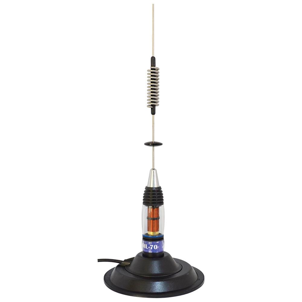 Antenna Cb Ml70, Lunghezza 70 Cm, 26-30 Mhz, 200 W, Magnete 145 Mm Incluso - Foto 1