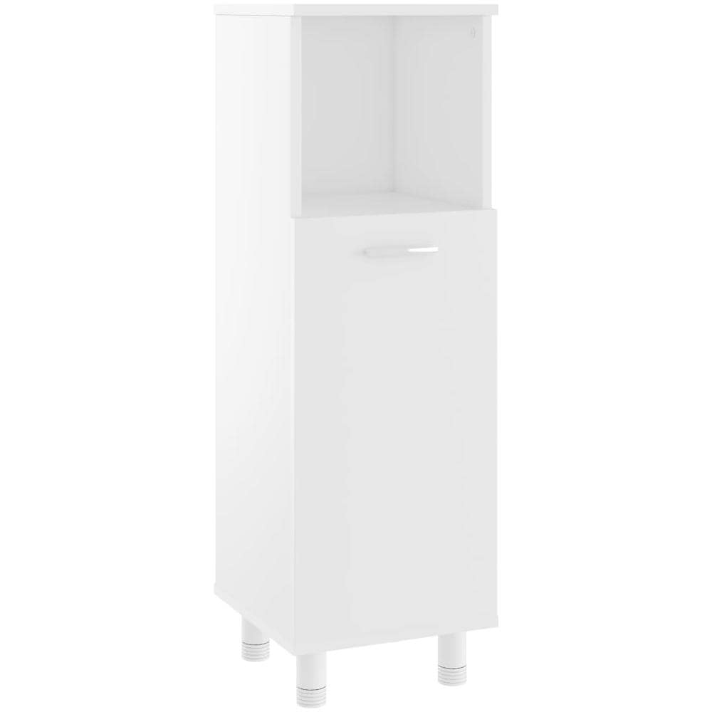Armadio da Bagno Bianco 30x30x95 cm in Legno Multistrato - Foto 2