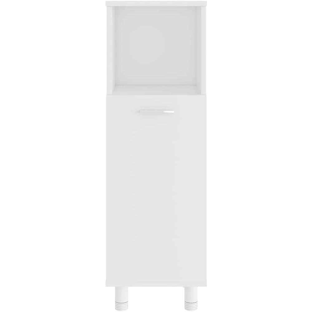 Armadio da Bagno Bianco 30x30x95 cm in Legno Multistrato - Foto 7