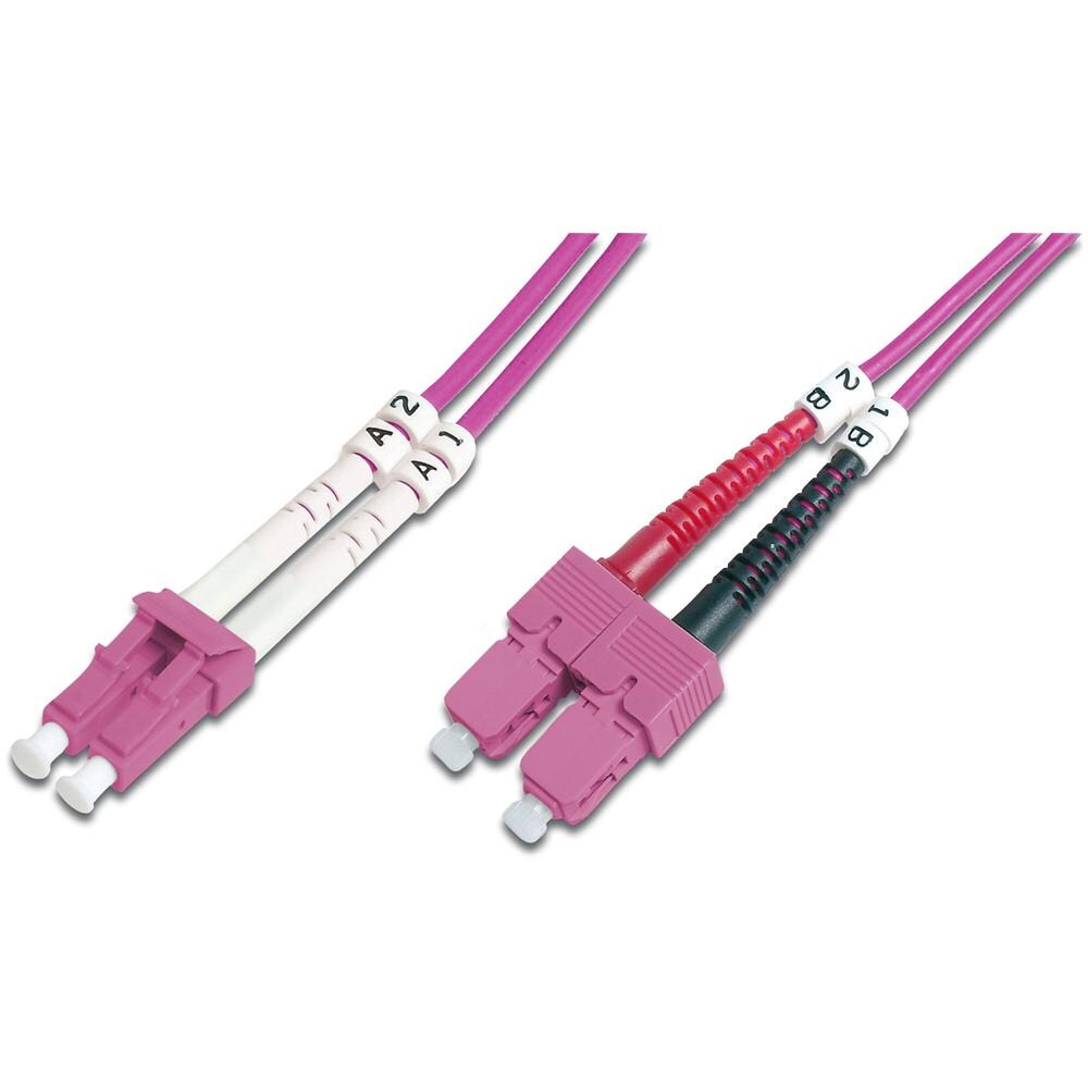 Cavo Fibra Ottica Lc A Sc Multimode Duplex 50/125 Mt. 2 Om4 - Foto 2