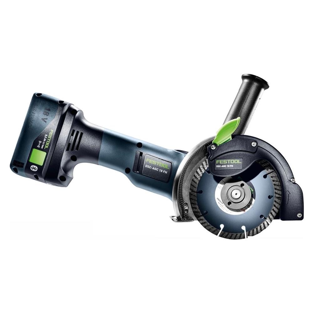 Dsc-agc 18-125 Fh Li 5,2 Ebi-plus Sistema Di Taglio A Mano Libera A Batteria 125mm / 18v / Brushless (575346) + 2x Batterie 5,2ah + Caricabatterie Tcl 6 + Valigetta Systainer - Foto 1