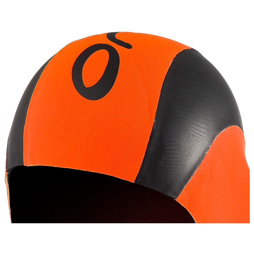 Neoprene Swimcap Arancione L / xl Nero / arancione - Foto 3