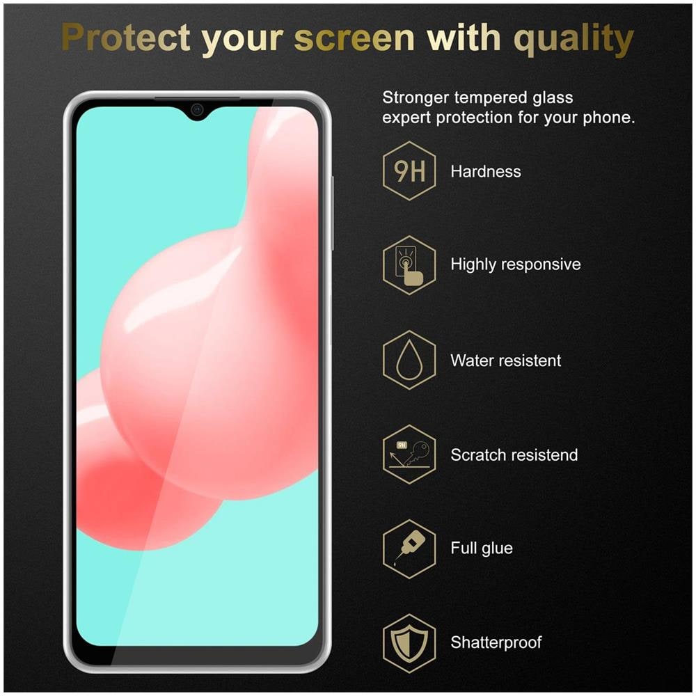 3x Pellicola Di Armatura Compatibile Con Samsung Galaxy A72 4g / 5g In Elevata Trasparenza - 3x Vetro Temperato (tempered) Di Protezione Del Display In Durezza 9h Con 3d Touch - Foto 2