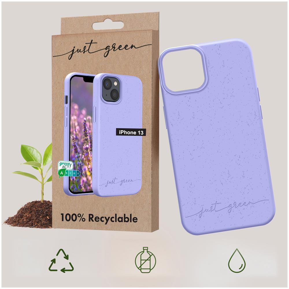 Cover Biodegradabile Per Iphone 13 Lilla - Foto 6