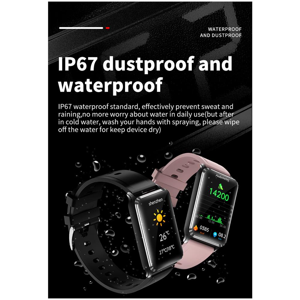 Smartwatch Con Ecg, Pulsazioni, Ossigeno Nel Sangue Pink - Foto 2