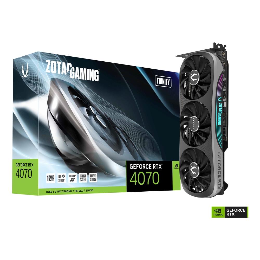 GeForce RTX 4070 12 GB GDDR6X PCI Express 4.0 / 1x HDMI / 3x DisplayPort Trinity - Foto 1