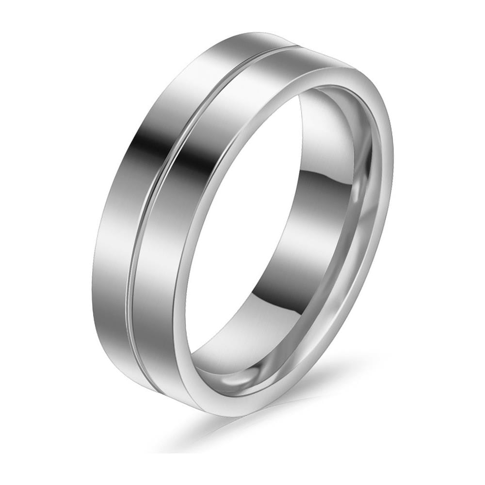 Confezione Da 2 Anelli Per Coppia Con Set Di Strass A Fila Singola  19 Mm/20.8 Mm - Foto 2