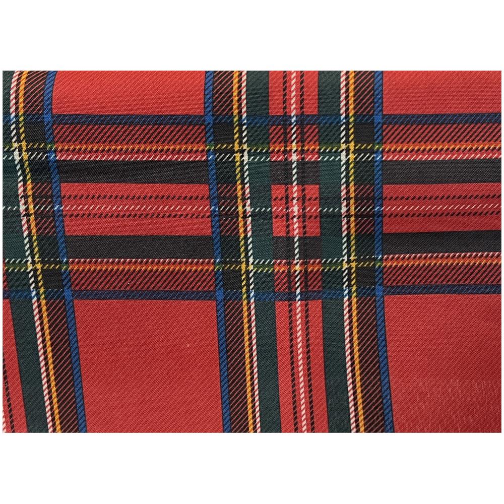 Tovaglia Cucina Soggiorno Antimacchia Idrorepellente Fantasie Tartan Splash Vari Colori 140x360cm Bordeaux - Foto 5