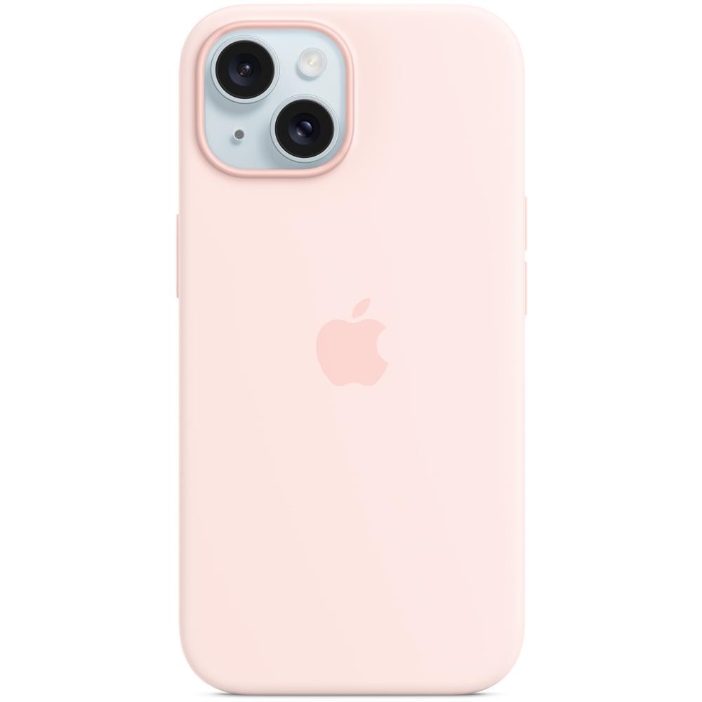 Custodia MagSafe in silicone per iPhone 15 - Rosa confetto - Foto 1