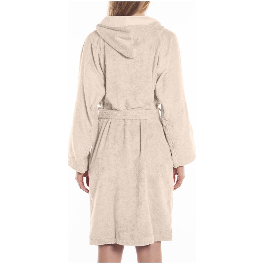 Accappatoio Con Cappuccio Spugnissima Soft In Cotone Colore Bianco Misura M - Foto 2