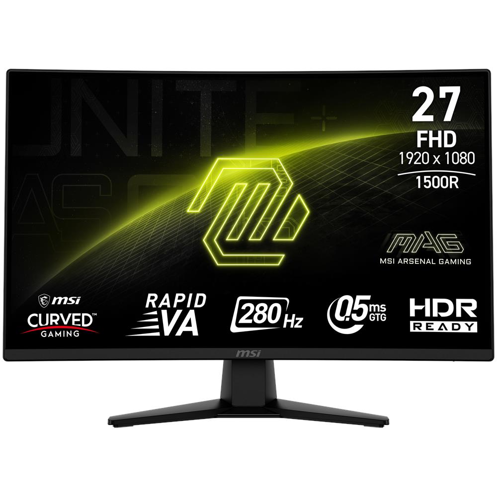MAG 274CXF Monitor PC 68,6 cm (27") 1920 x 1080 Pixel Full HD Nero - Foto 1