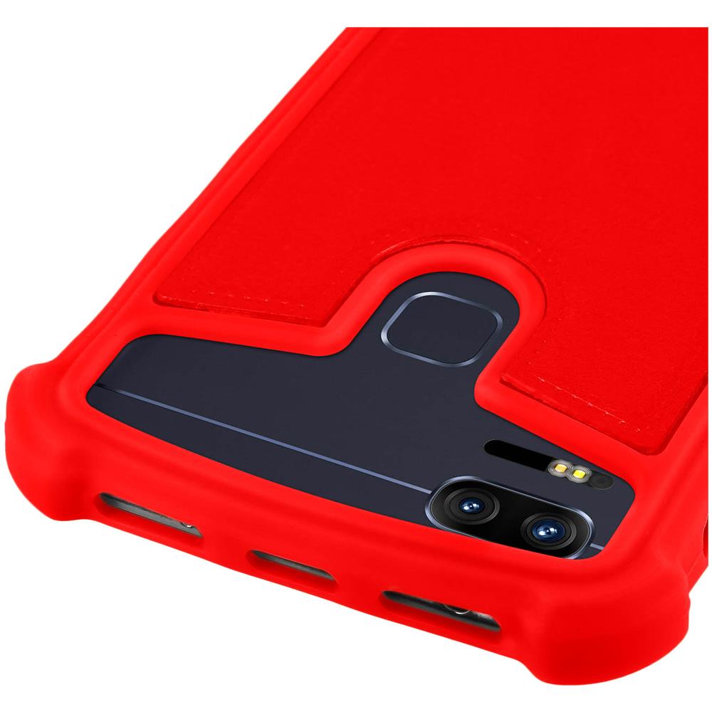 Cover Mocca Universale Smartphone Da 5 A 5.3 Pollici In Silicone Gel Rosso - Foto 8