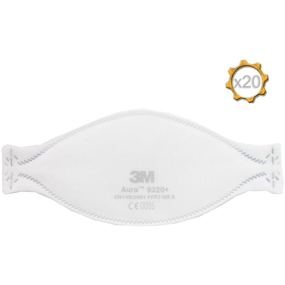 Aura Maschera 9320 Ffp2 Polvere Pieghevole Senza Valvola X 20 - Foto 1