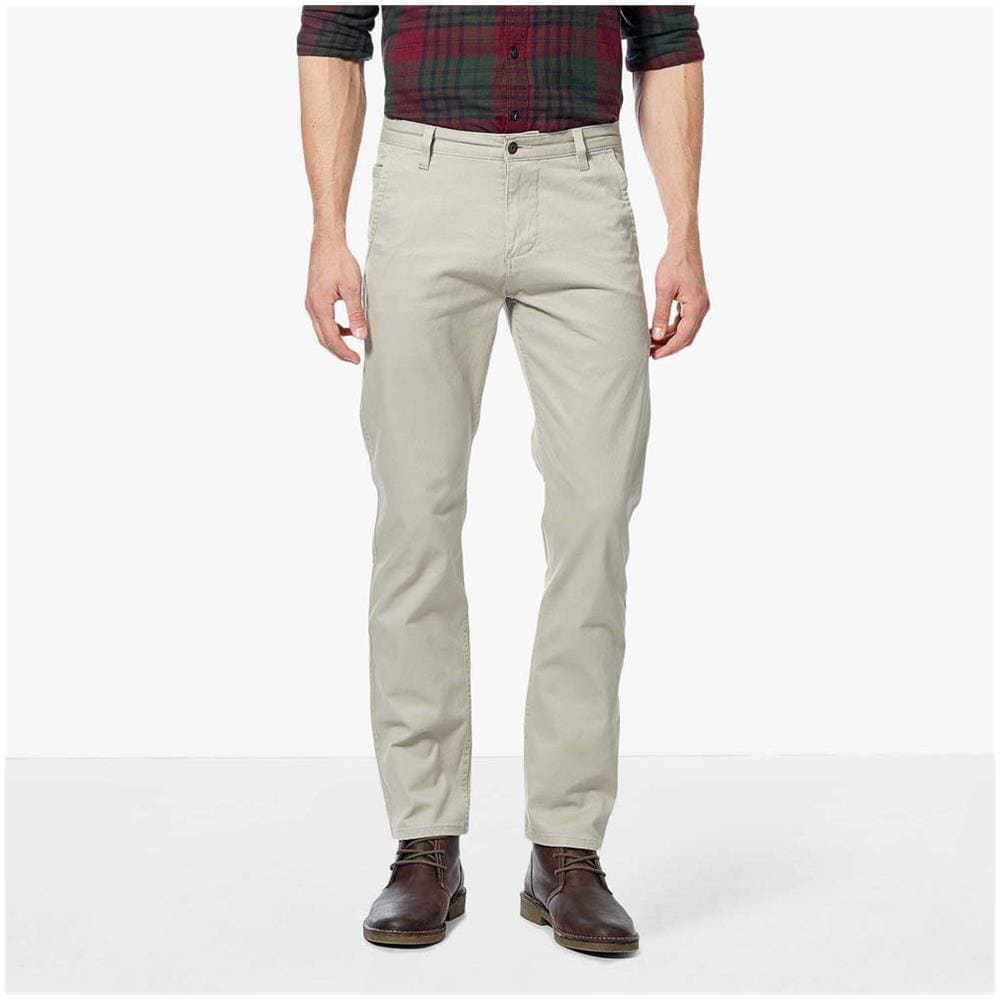 Pantaloni Alpha Khaki Slim Tapered L36 Abbigliamento Uomo W36-l36 - Foto 1